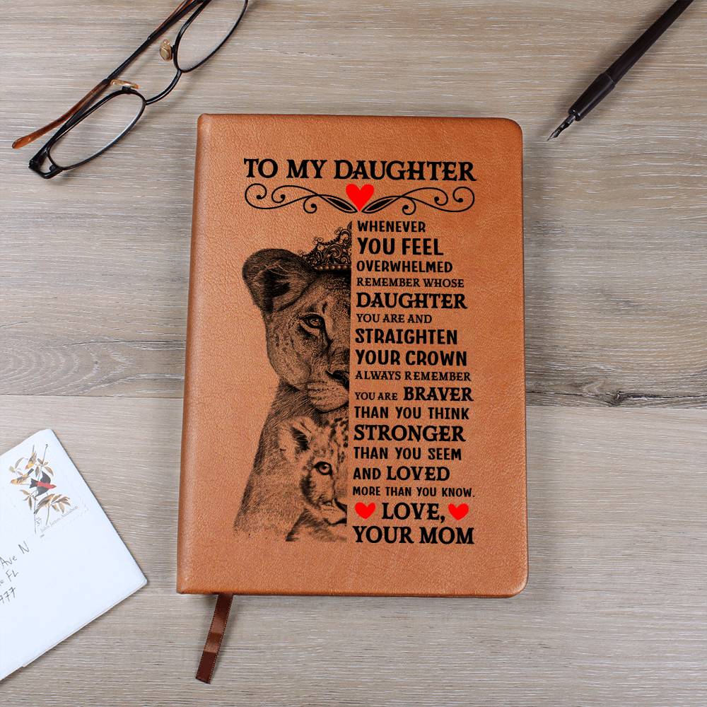 TO MY DAUGHTER LION CROWN JOURNAL