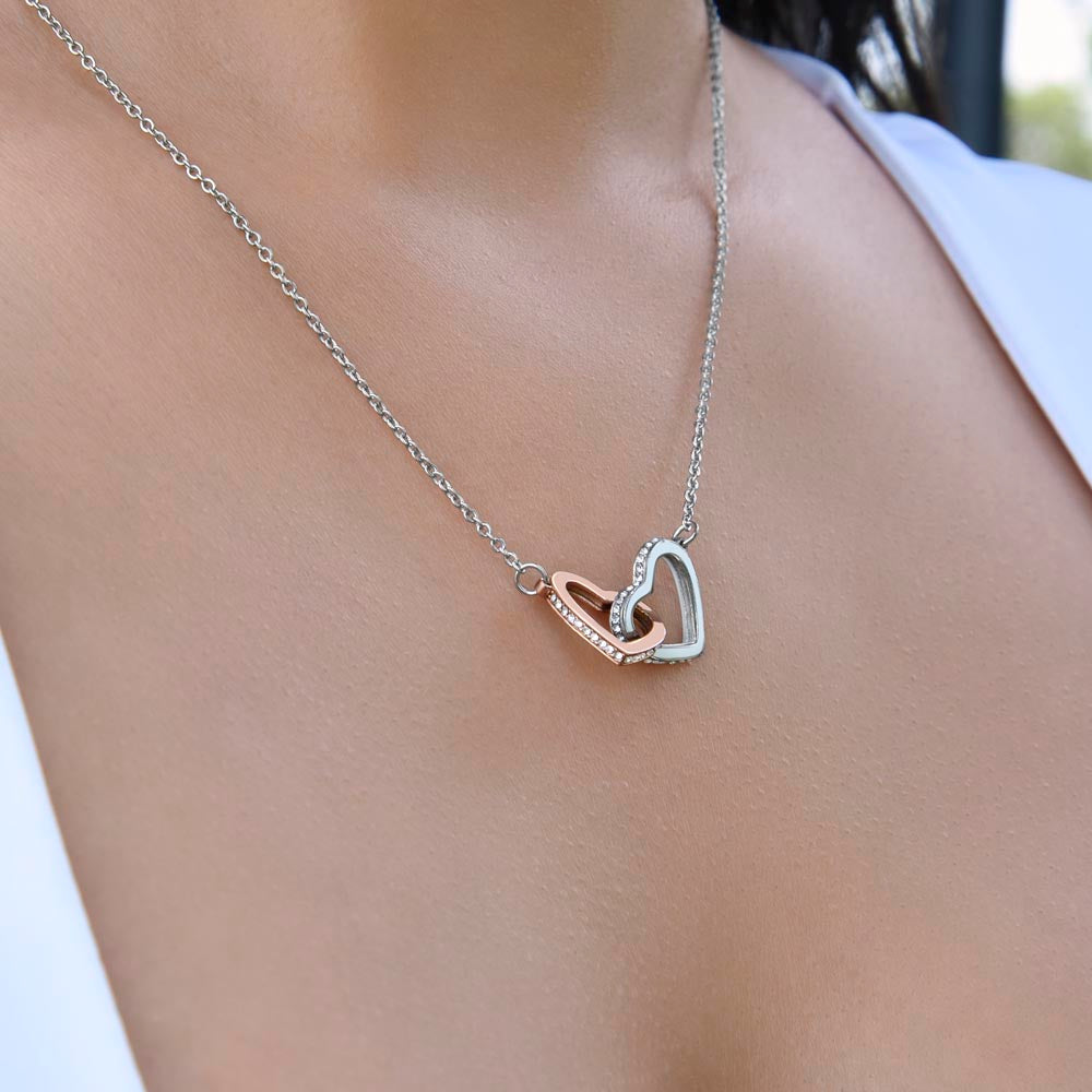 TO MY SISTER BOND INTERLOCKING NECKLACE GIFT SET