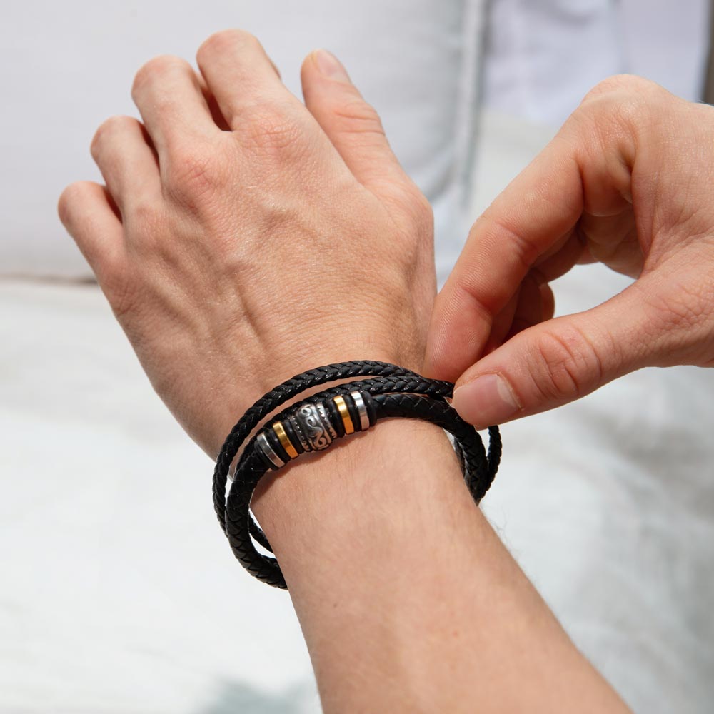 TO MY SON STAND TALL BRACELET