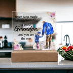 Acrylic Square Design Grandpa